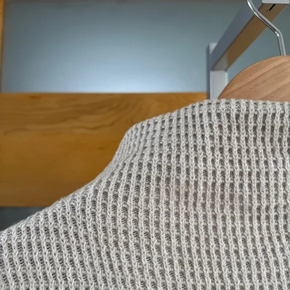 Eileen Fisher Soft Beige Turtleneck Sweater - Picture 7 of 7